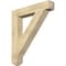 Ekena Millwork Traditional Craftsman Rough Sawn Bracket, Douglas Fir, 6"W x 38"D x 42"H BKT06X38X42TRA04RDF - alternate 1